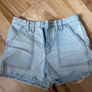 Light Blue Denim Women's Shorts